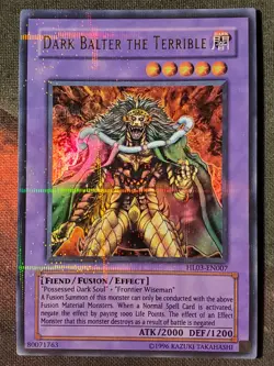 Yugioh Dark Balter the Terrible HL03-EN007 Hobby League 3 Parallel Rare VLP/NM - Image 1
