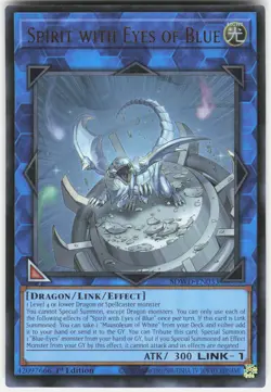 Spirit with Eyes of Blue SDWD-EN033 Structure Deck Yu-Gi-Oh 1st Edition NM - Image 1