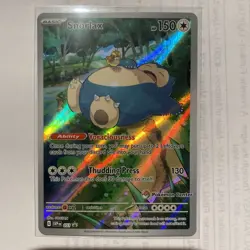 Pokemon TCG- 151 ETB Black Star Pokemon Center Stamp Promo - Snorlax #051 NM - Image 1