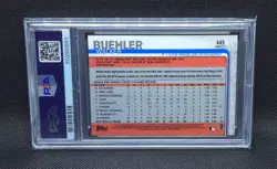 2019 Topps WALKER BUEHLER PSA 10 SP Image Variation Dodgers #445 Series 2 - Image 2