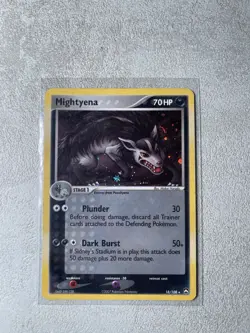 Mightyena 18/108 Holo Rare Ex Power Keepers Pokemon Card LP - Image 1
