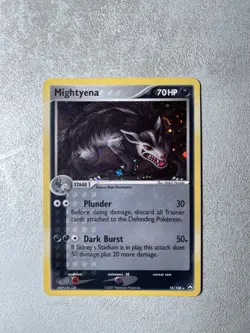 Mightyena 18/108 Holo Rare Ex Power Keepers Pokemon Card LP - Image 2