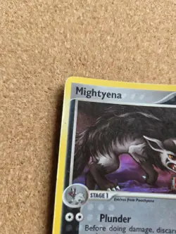 Pokemon TCG Mightyena 18/108 Stamped | Reverse Holo EX Power Keepers - Image 5