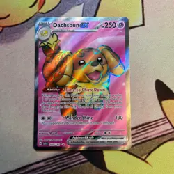Dachsbun ex 160/142 Ultra Rare Stellar Crown Pokemon Holo Near Mint - Image 1