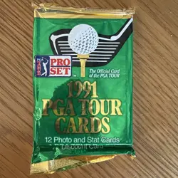 1991 Pro Set PGA Tour Cards Lot Of 4 Sealed Packs - Image 2