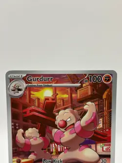 Pokemon TCG Black Bolt - Gurdurr 126/086 Art Rare NM - Image 2