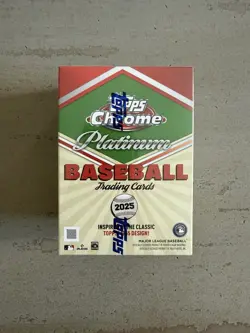 2025 TOPPS CHROME PLATINUM BASEBALL VALUE BLASTER BOX MLB Brand New Sealed - Image 1