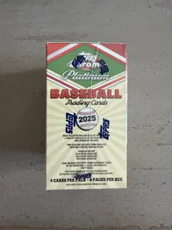 2025 TOPPS CHROME PLATINUM BASEBALL VALUE BLASTER BOX MLB Brand New Sealed - Image 4