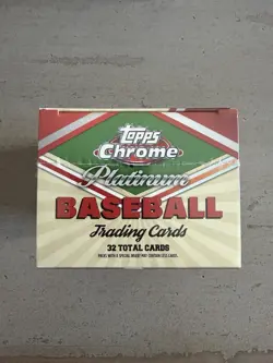 2025 TOPPS CHROME PLATINUM BASEBALL VALUE BLASTER BOX MLB Brand New Sealed - Image 5