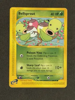 Bellsprout 68/147 Aquapolis Common Pokemon 2003 - Image 1