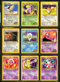2000 Pokemon GYM CHALLENGE SET Unlimited Edition NON HOLO Cards Lot RARE + WotC - Image 3