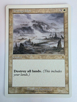 Wizards of the Coast MTG Armageddon Starter 1999 Rare 6/173 Reg EN WB - Image 1