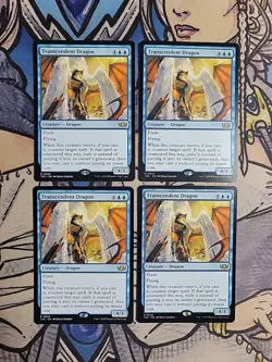4x Transcendent Dragon - NM/M TDC MTG Magic - Image 1