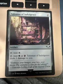 Talisman of Indulgence Universes Beyond: Warhammer 40000 Regular Mtg - Image 1