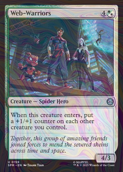 Foil Web-Warriors - Marvel's Spider-Man - 159 | MTG Card - Image 1