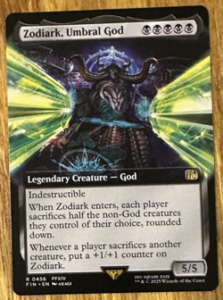 MTG Final Fantasy, Zodiark, Umbral God - Extended Art - Image 1