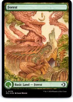 Forest (0278) 278 Land Lorwyn Eclipsed Magic: The Gathering Foil Near Mint - Image 1