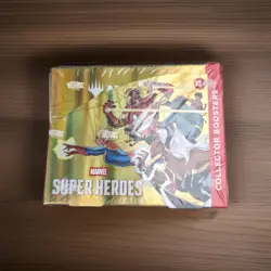 New Sealed MTG Magic The Gathering Marvel Super Heroes Collector Booster Box - Image 1