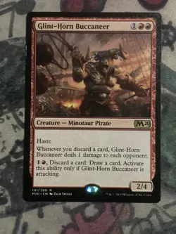 MTG Glint-Horn Buccaneer Core Set 2020 141/280 Regular Rare Magic The Gathering - Image 1