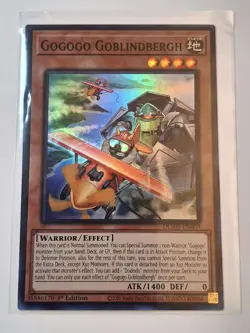DUAD-EN003 Gogogo Goblindbergh Super Rare 1st Ed YuGiOh - Image 1