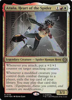 Arana, Heart of the Spider R Marvel's Spider-Man 123 NM Foil - Image 1