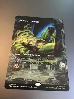 MTG TMNT PZA 0020 Undercity Sewers Borderless NM - Image 1