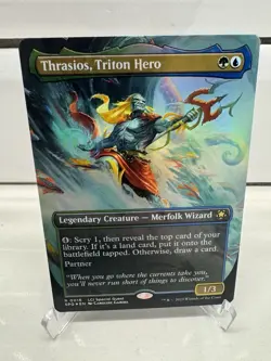 Thrasios, Triton Hero (Borderless) Special Guests Foil - Image 1