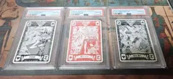 Yugioh Poker- PSA10 OBELISK SLIFER RA 2018 WEEKLY SHONEN JUMP 50TH ANNIVERSARY - Image 2