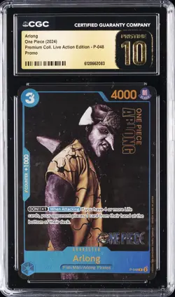2024 ONE PIECE PREMIUM COLL. LIVE ACTION EDITION PROMO ARLONG CGC 10 PRISTINE - Image 1