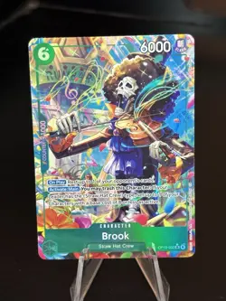 One Piece TCG Brook OP15-032 Super Rare Alternate Art - Image 1