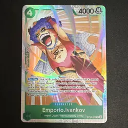 Bandai One Piece Card Game Emporio.Ivankov OP16-026 Special Foil English - Image 1