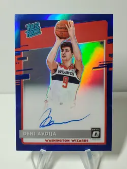🔥2020-21 Donruss OPTIC "DENI AVDIJA" /49 BLUE ON CARD AUTO Rookie 159 WIZARDS🔥 - Image 1