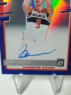 🔥2020-21 Donruss OPTIC "DENI AVDIJA" /49 BLUE ON CARD AUTO Rookie 159 WIZARDS🔥 - Image 2