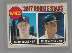 Aaron Judge 2017 Topps Heritage RC Rookie Card #214 New York Yankees - Image 1