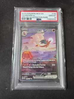Charizard ex 199/165 Special Illustration Rare Pokemon S&V 151 Gem Mint PSA 10 - Image 1