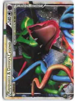 Rayquaza & Deoxys LEGEND 89/90 LEGEND HGSS Undaunted Pokemon NM - Image 1