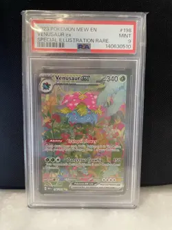 Pokemon TCG - Venusaur ex 198/165 - PSA 9 - Scarlet & Violet 151 SIR - Image 1