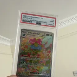 Pokemon TCG 2023 Sv: Scarlet & Violet 151 Venusaur ex 198/165 SIR Holo EN PSA 9 - Image 1