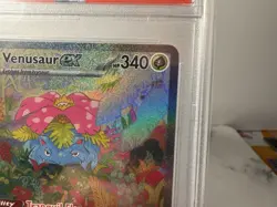 Pokemon TCG Venusaur EX Scarlet & Violet 151 Card Sir 198/165 PSA 9 English UK📈 - Image 4