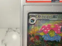 Pokemon TCG Venusaur EX Scarlet & Violet 151 Card Sir 198/165 PSA 9 English UK📈 - Image 5
