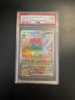 Pokemon TCG Venusaur EX 198/165 Scarlet & Violet 151 Sir Secret Rare PSA 9 Mint - Image 1