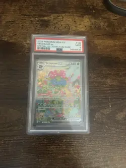 Pokemon TCG Venusaur EX Scarlet & Violet 151 Card 198/165 PSA 9 - Image 1
