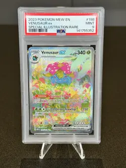 Pokemon TCG Venusaur EX Scarlet & Violet 151 Card 198/165 PSA 9 - Image 1