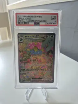 Pokemon TCG Venusaur EX Scarlet & Violet 151 Card 198/165 English Edition PSA 9 - Image 1