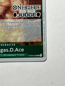 Portgas.D.Ace OP09-035 Judge Pack Vol. 6 Stamped Foil Promotion Card - Image 5