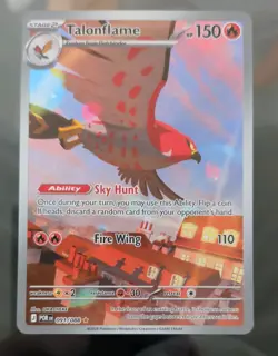 Talonflame 091/088 Holo Illustration Rare Perfect Order Pokemon + Bonus Cards - Image 1