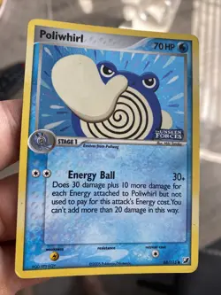 Poliwhirl 68/115 - EX Unseen Forces - STAMPED Reverse Holo - Lightly Played - Image 1