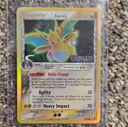 Pokemon TCG Dragonite 3/113 EX Delta Species Holo Rare English 2005 NM - Image 1