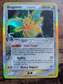 Dragonite Delta Species Pokemon 2005 TCG 3/113 HP English Holo Rare - Image 1