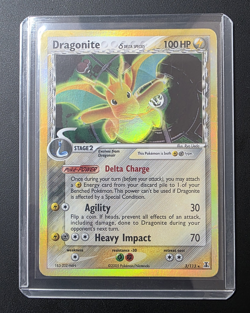 Nintendo Pokemon TCG Dragonite Delta Species 3/113 Holo Rare English 2005 - Image 1